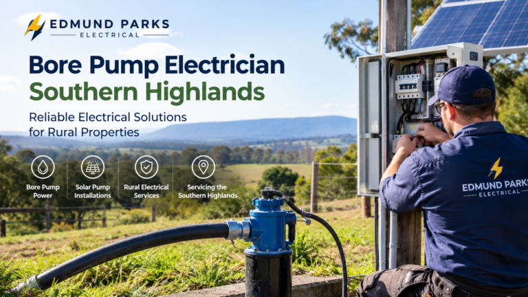 Bore Pump Electrician Southern Highlands
